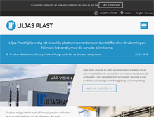 Tablet Screenshot of liljasplast.se